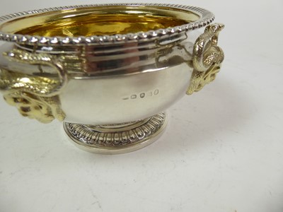 Lot 2221 - A Three-Piece George III Parcel-Gilt Silver Tea-Service