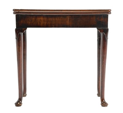 Lot 259 - A George III Mahogany Foldover Tea Table,...