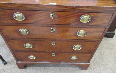 Lot 268 - A George III Mahogany and Pine-Lined...