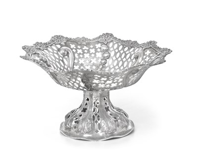 Lot 2109 - A Victorian Silver Pedestal-Dish