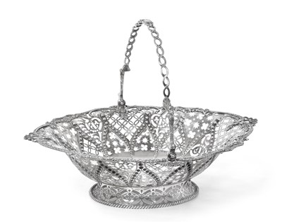 Lot 2113 - A Victorian Silver Basket