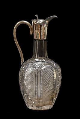 Lot 127 - A Victorian Silver-Mounted Cut-Glass...