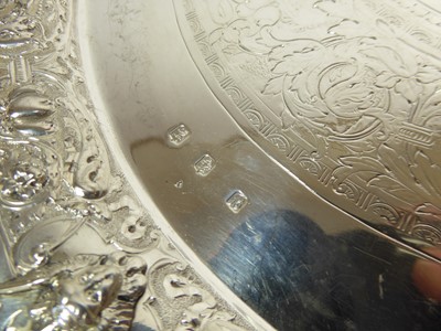 Lot 2190 - A Victorian Scottish Silver Salver