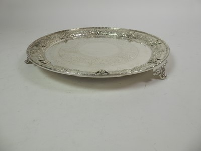 Lot 2190 - A Victorian Scottish Silver Salver