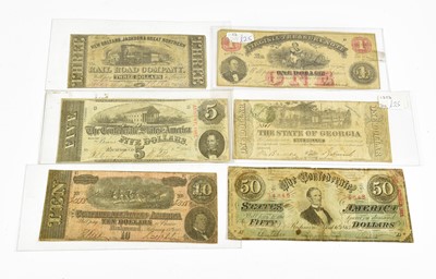 Lot 2291 - A good collection of Confederate States of...