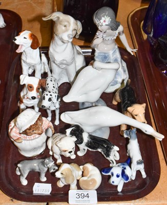 Lot 394 - Royal Doulton dog models with others by...
