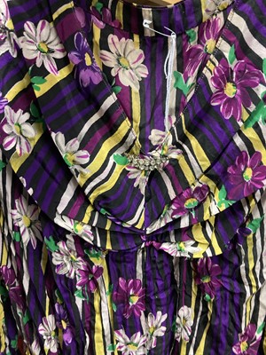 Lot 2038 - Circa 1920/30s Day Dresses, comprising a silk...