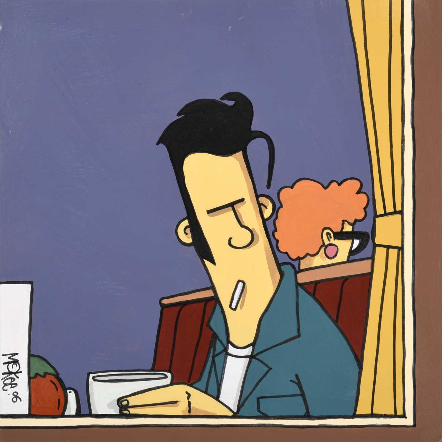 Lot 1127 - Peter Mckee (1966) "Take Two" Signed and dated...