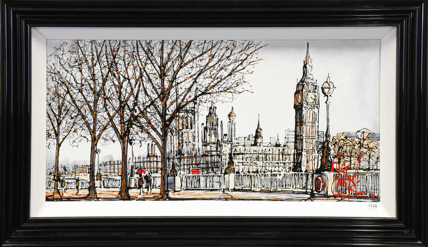 Lot 1148 - Nigel Cooke (b.1960) View of Westminster with...