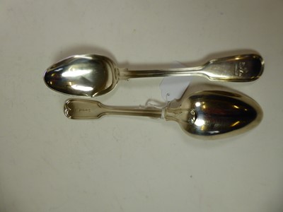 Lot 2185 - A Set of Six George IV Silver Table-Spoons