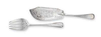 Lot 2187 - A William IV Silver Fish-Knife and a Victorian Silver Fish-Fork