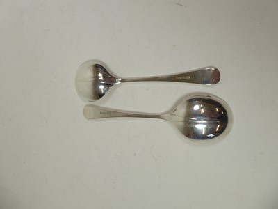 Lot 2184 - A Set of Twelve Elizabeth II Silver Soup-Spoons