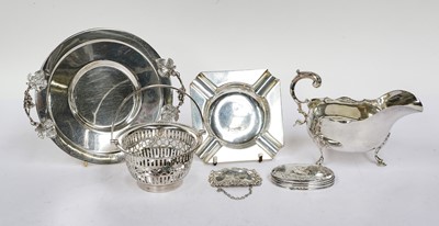Lot 136 - A Collection of assorted silver, including: a...