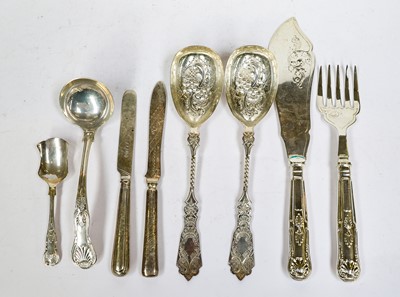 Lot 106 - A Collection of Assorted Silver and Silver...