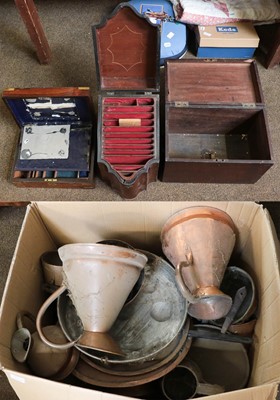 Lot 473 - ~A George III cutlery box converted to a...