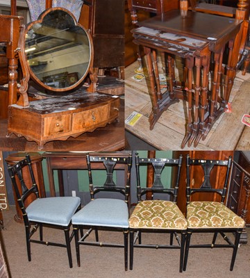 Lot 1331 - A late 19th century mahogany dressing table...