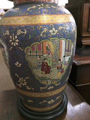 Lot 243 - A large 20th century Chinese porcelain vase...