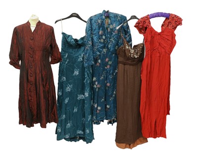 Lot 2064 - Circa 1930/50s Evening and Other Dresses,...
