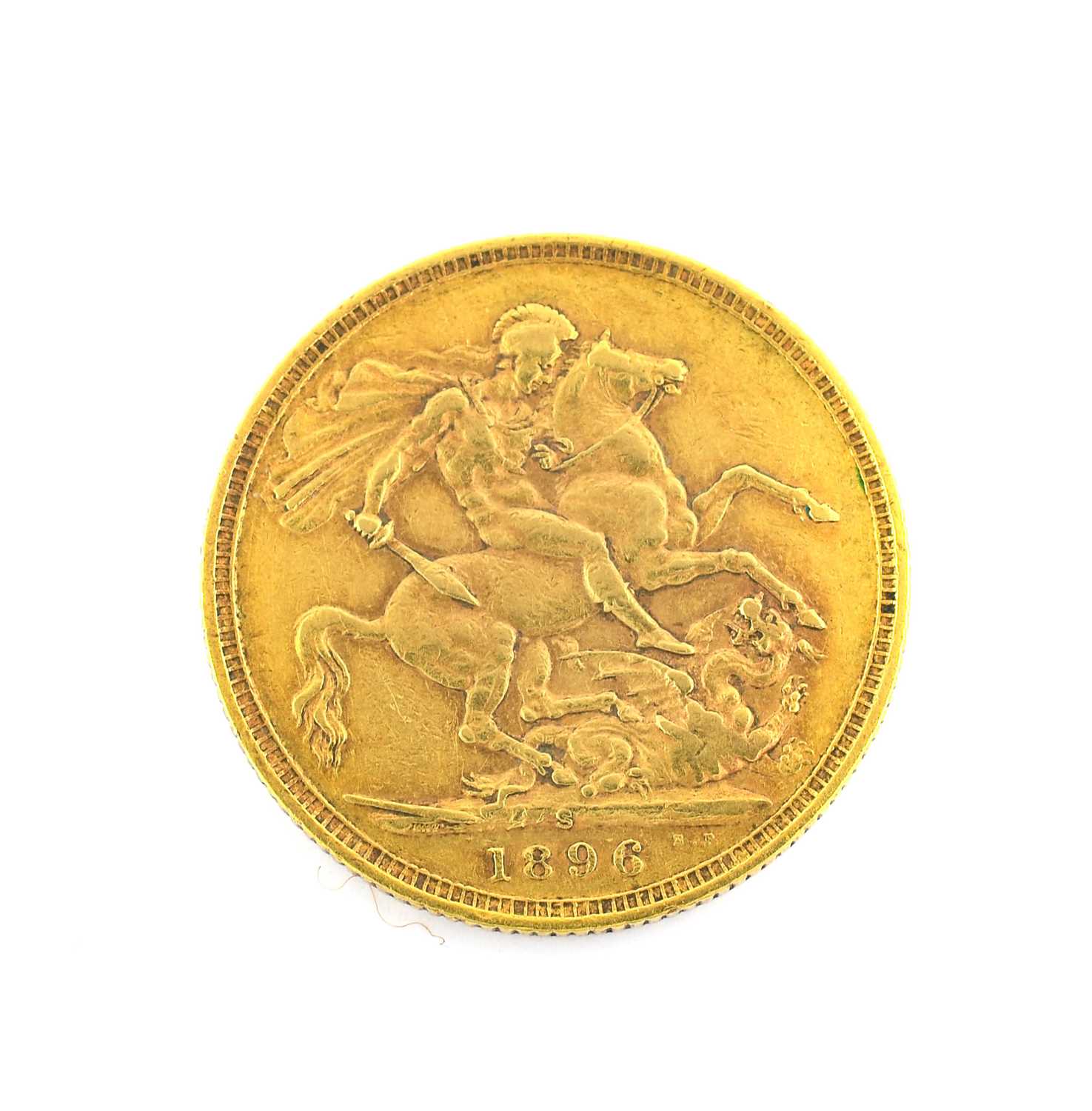 Lot 2203 - Victoria, Sovereign 1896S, Sydney Mint, obv....