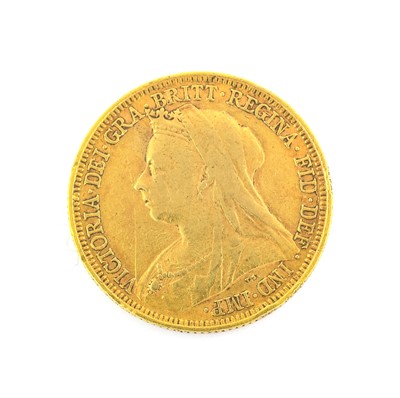 Lot 2203 - Victoria, Sovereign 1896S, Sydney Mint, obv....