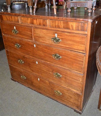 Lot 531 - Mahogany chest of drawers