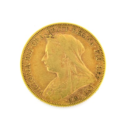 Lot 2208 - Victoria, Sovereign 1899M, Melbourne Mint, Fine.