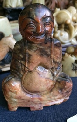 Lot 8 - A collection of 20th century Oriental carved...