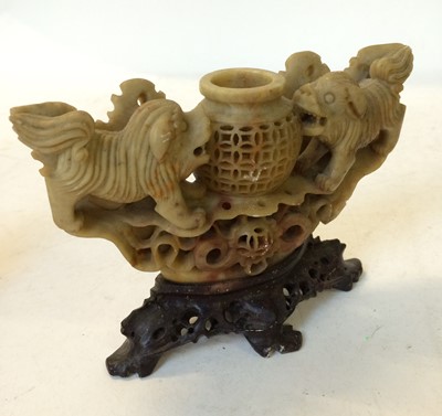 Lot 15 - A collection of 20th century Oriental carved...