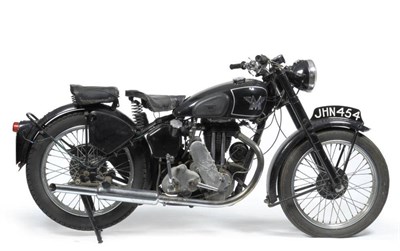 Lot 1015 - A 1948 Matchless G3/L, Registration JHN 454, with 1947 spares list and maintenance manual, an...