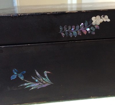 Lot 57 - A Japanese Meiji period lacquer panel,...