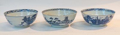 Lot 69 - Three early 19th century Oriental blue and...