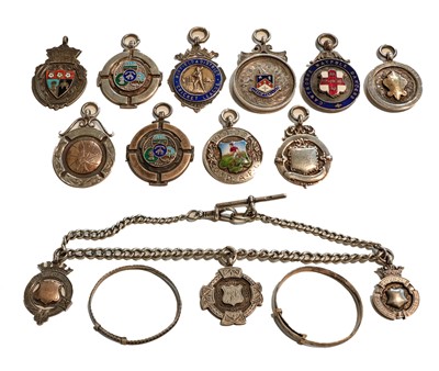 Lot 320 - A gold plated hunter pocket watch, signed...