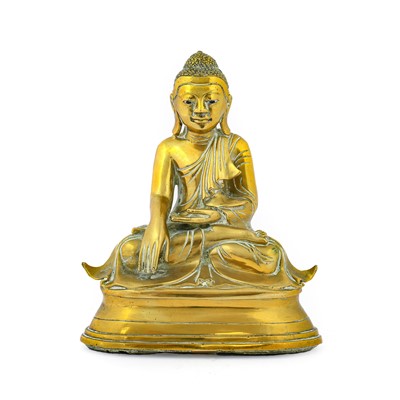 Lot 32 - A Chinese Bronze Buddha, in 17th century style,...