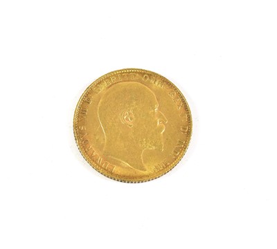 Lot 2212 - Edward VII, Sovereign, 1905, contact marks...