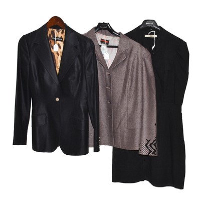 Lot 2097 - Dolce & Gabbana Black Wool Jacket, woven in...