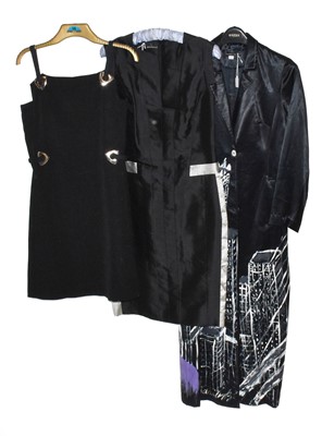 Lot 2096 - Courreges Paris Black Wool Pinafore Dress,...