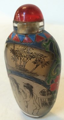 Lot 44 - A collection of modern Chinese glass, resin...