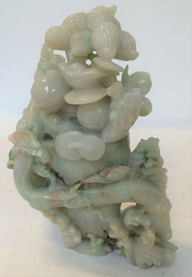 Lot 37 - A small group of 20th century Chinese green...