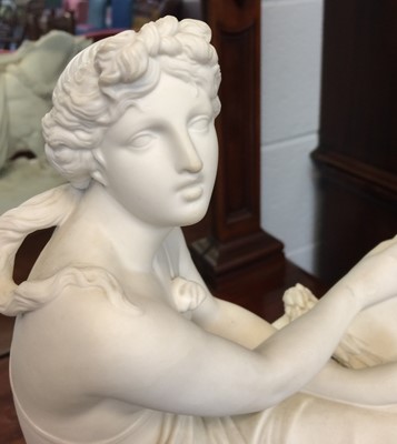 Lot 233 - A 19th century Parian model of Europa and the...