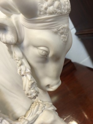 Lot 233 - A 19th century Parian model of Europa and the...