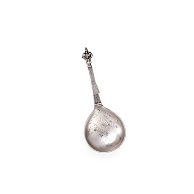 Lot 2036 - A Norwegian Silver Folding-Spoon