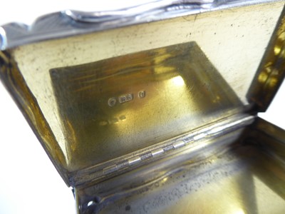Lot 2044 - A Victorian Silver Snuff-Box