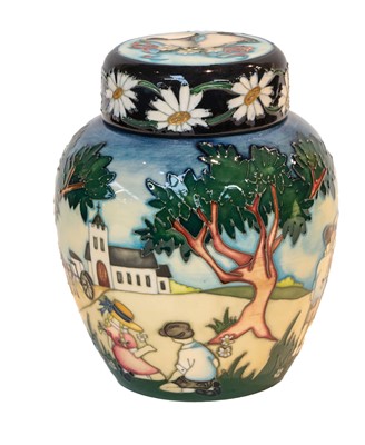 Lot 175 - Modern Moorcroft pottery: a ginger jar and...