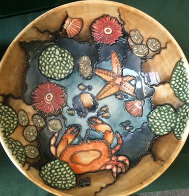 Lot 172 - Modern Moorcroft pottery: a bowl by Wendy...