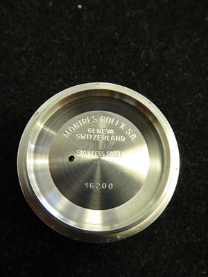 Lot 2097 - Rolex: A Stainless Steel Automatic Calendar Centre Seconds Wristwatch