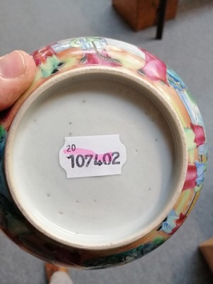 Lot 145 - A 19th century Canton famille rose pattern bowl