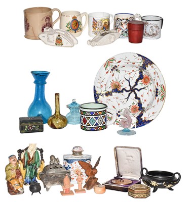 Lot 206 - A group of various ceramics including, a Dame...