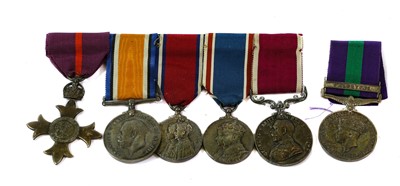 Lot 3006 - An MBE Long Service Group of Six Medals,...