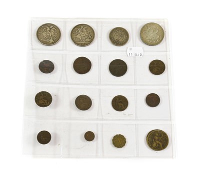 Lot 2072 - Mixed Lot, to include sixteen coins: 2 x...
