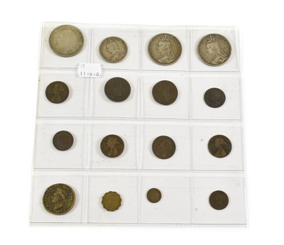 Lot 2072 - Mixed Lot, to include sixteen coins: 2 x...